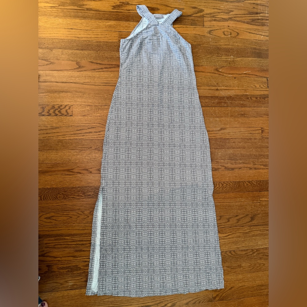 Ellie Kai  Gray Maxi Halter Dress